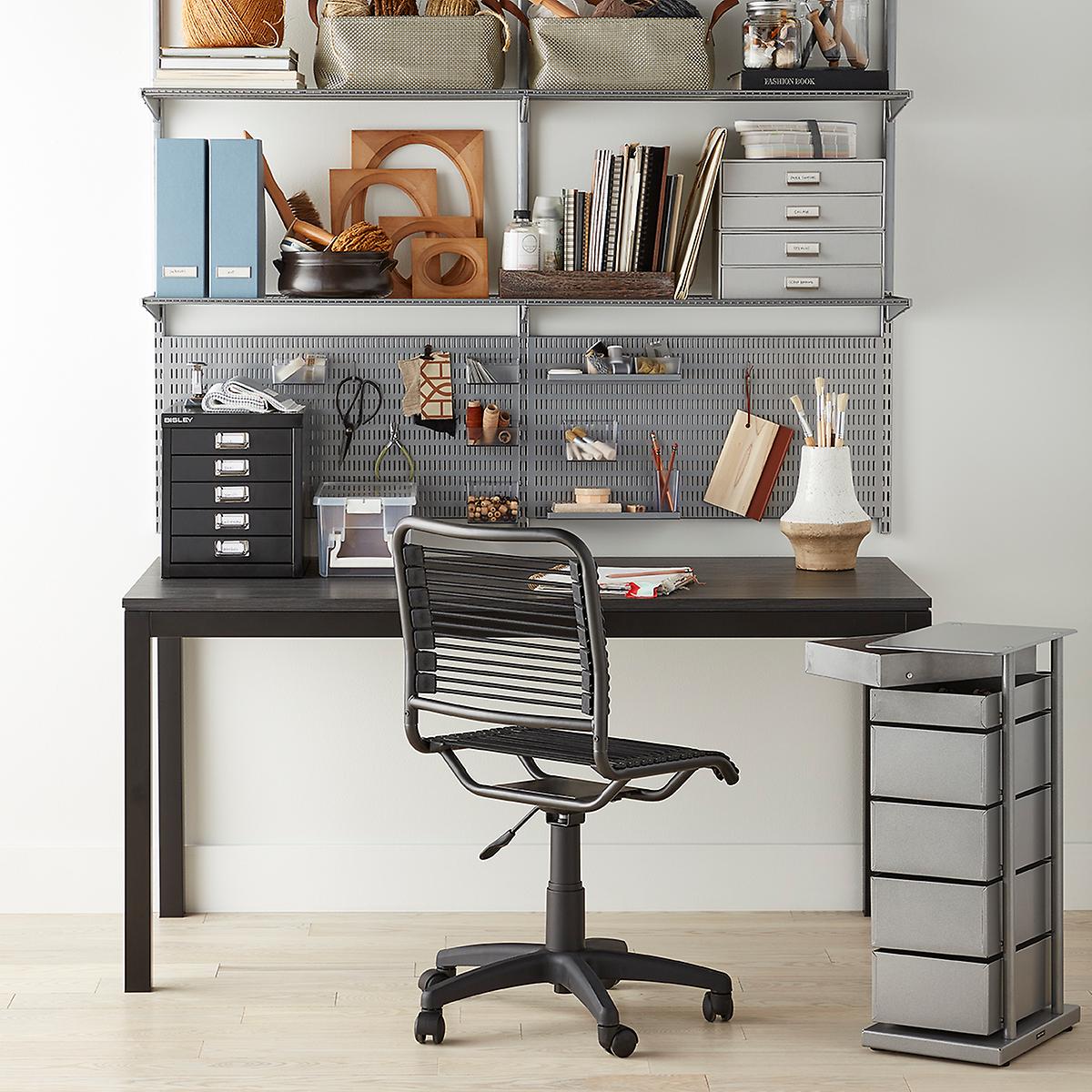 Platinum Elfa Home Office Shelving The Container Store