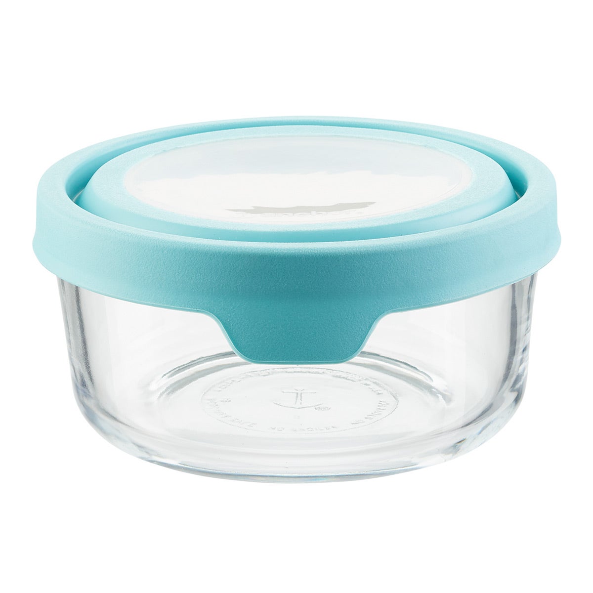 Anchor Hocking Glass Trueseal Round Food Storage Containers With Anchor Hocking Glass Trueseal Round Food Storage Containers With Blue Lids The Container