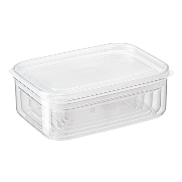Lustroware Crystal Clear Nested Rectangular Food Storage Containers