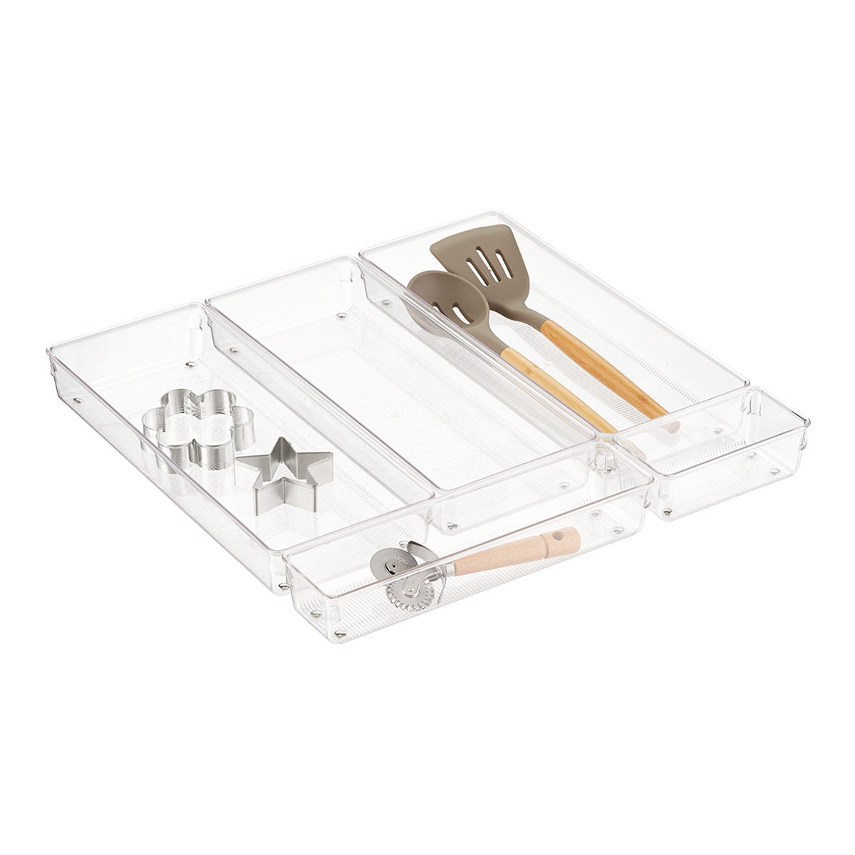 Interdesign Linus Drawer Organizers Set Of 5 The Container Store