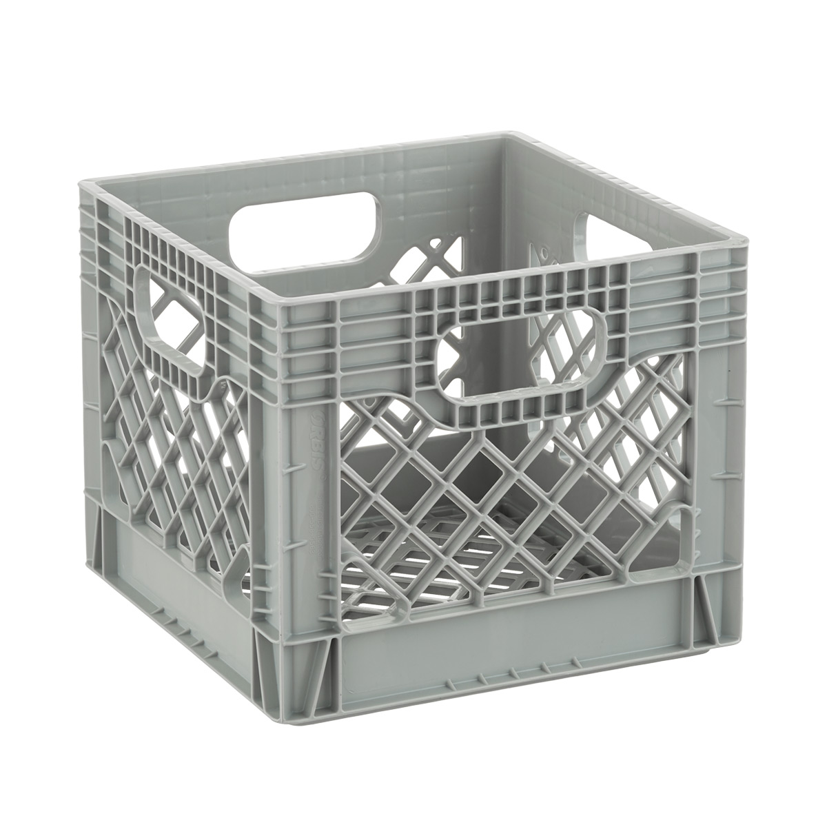 Milk Crate Grey, 13 sq. x 11 H | The Container Store