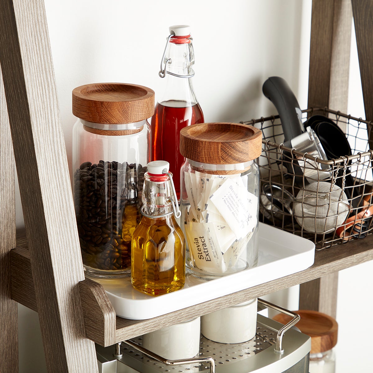 Rustic Driftwood Encore Narrow Bookshelf The Container Store