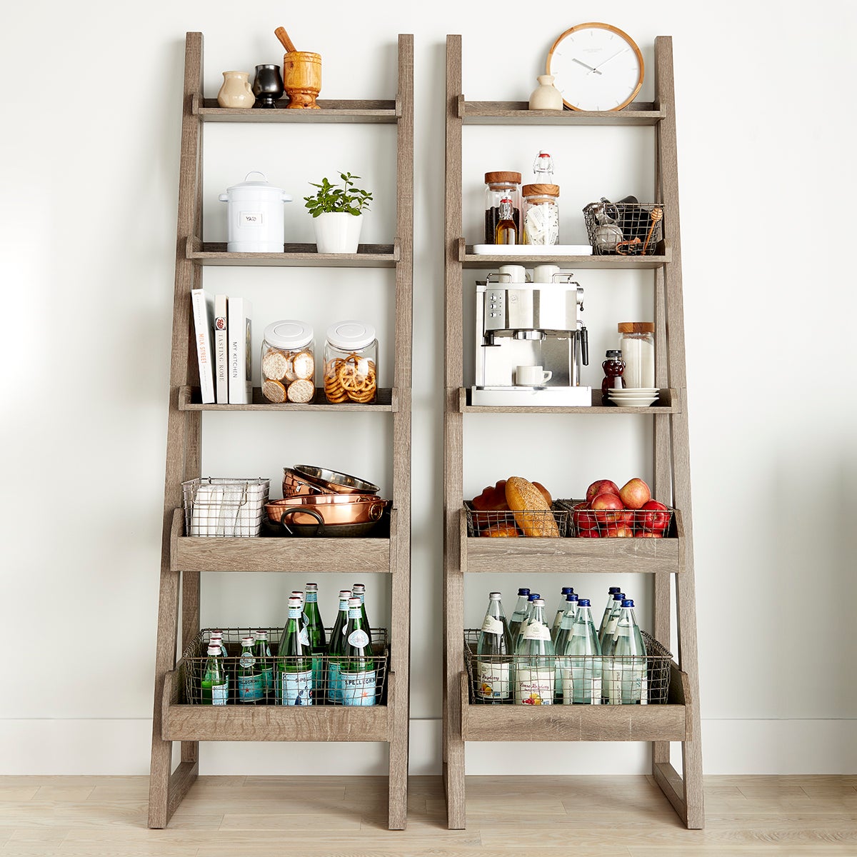 Rustic Driftwood Encore Narrow Bookshelf The Container