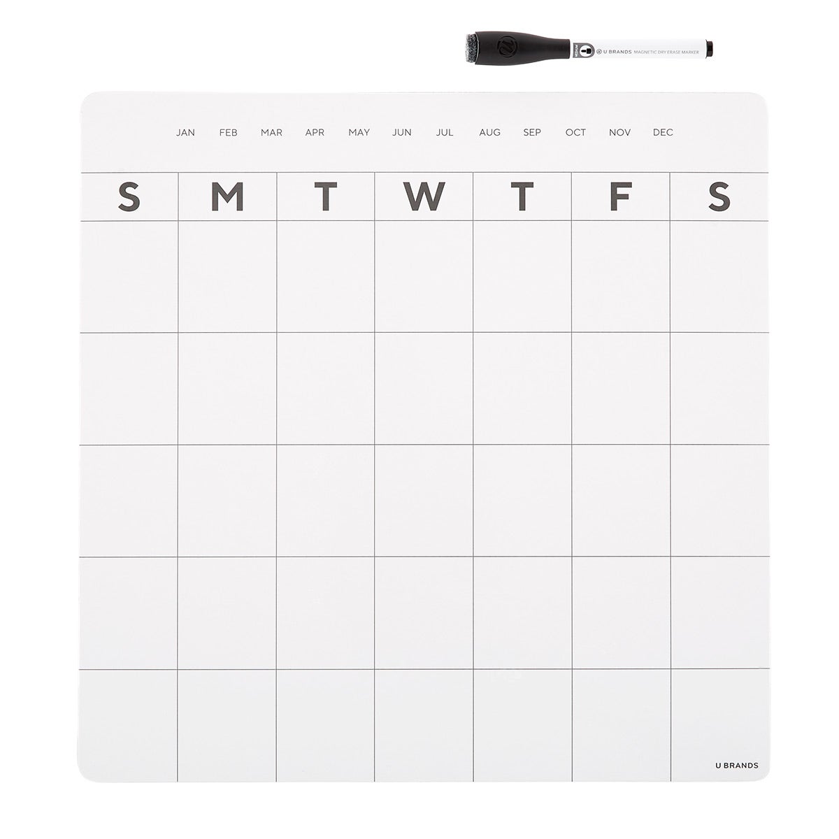  Magnetic Dry Erase Refrigerator Calendar with Markers - 15 x  11 Monthly Fridge Calendar and Today List, Fridge Whiteboard with Back  Magnet : Office Products