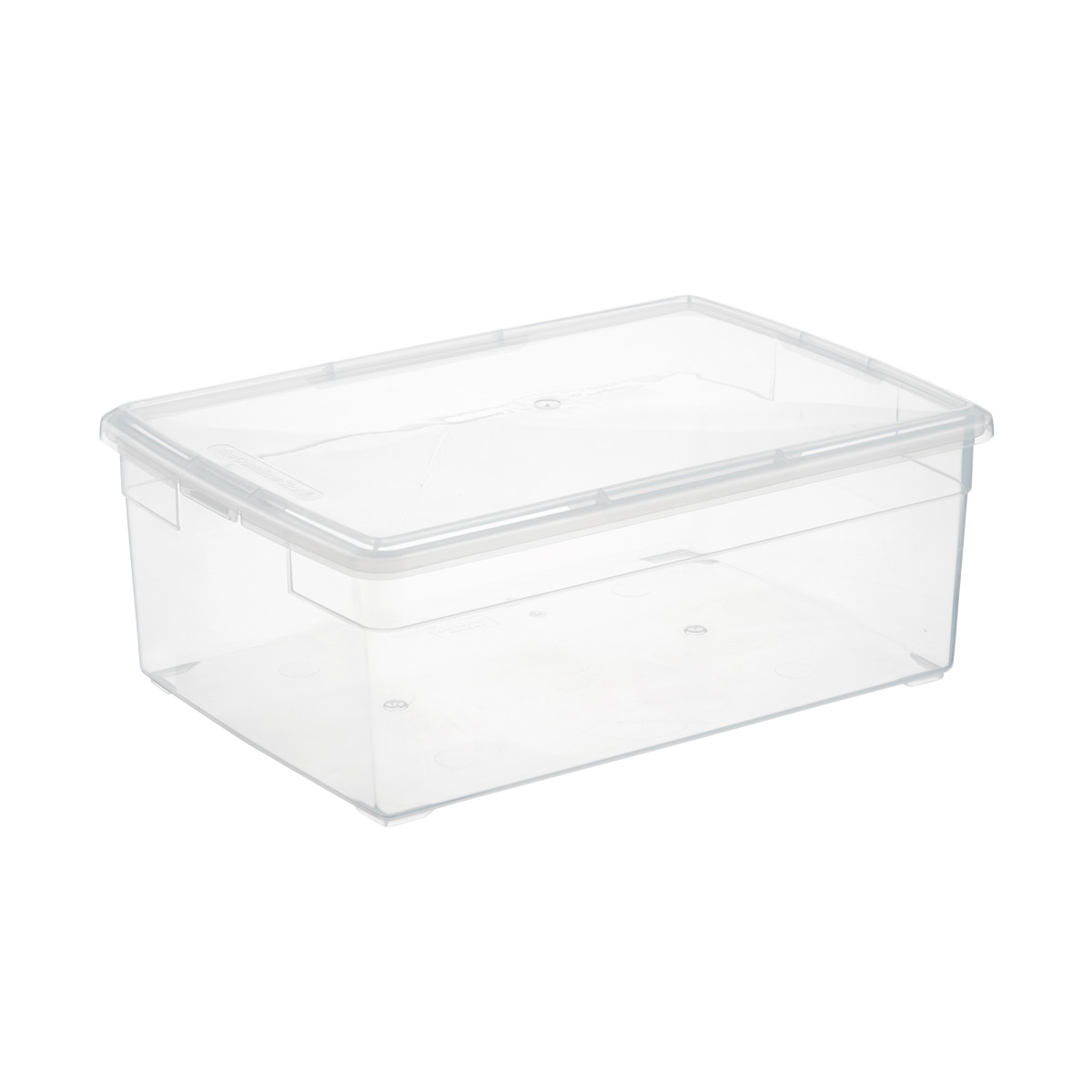 5 Piece Clear Plastic Storage Box Set 