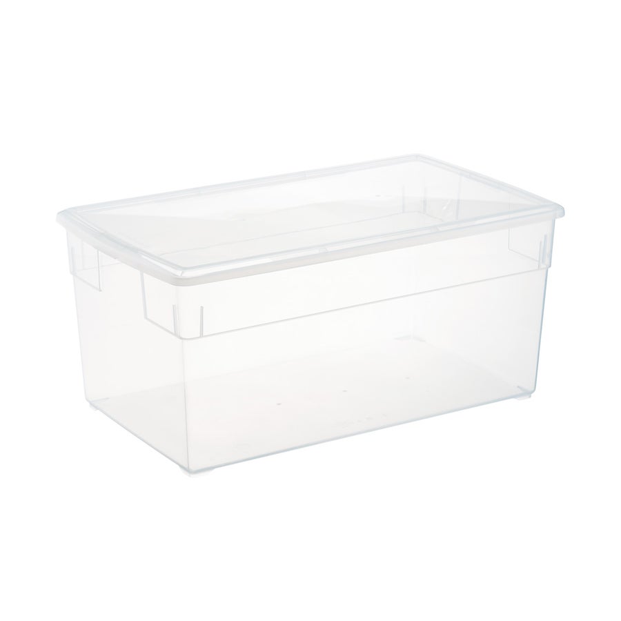 Clear Plastic Storage Boxes Our Clear Storage Boxes The Container Store