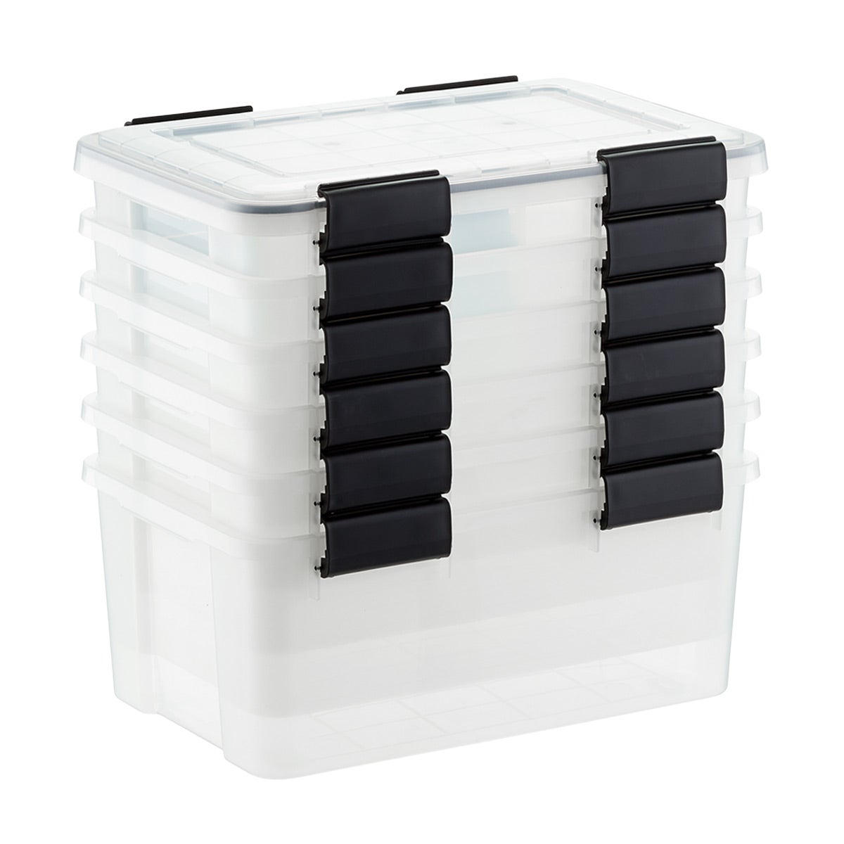 IRIS Weathertight Storage Box, 62 Quart Clear 