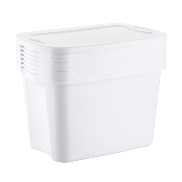 1 STERILITE Hard Plastic 20 CHRISTMAS ORNAMENT STORAGE Case BOX