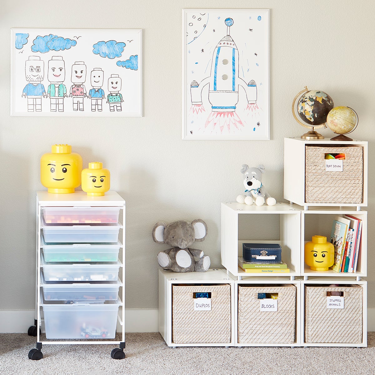 lego storage shelf