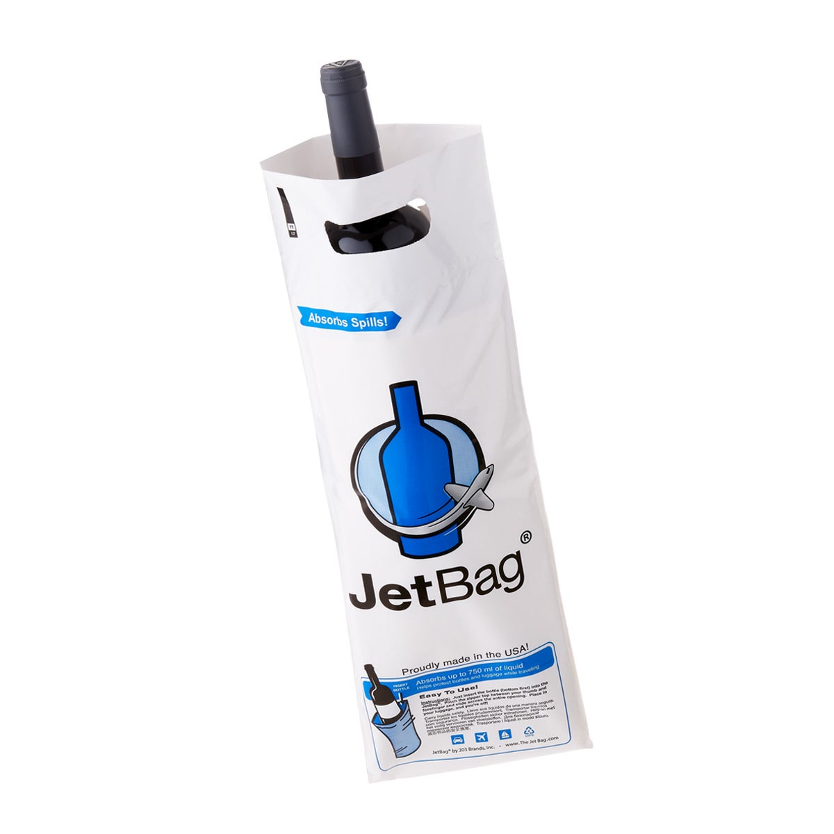 Jet bags top for wine