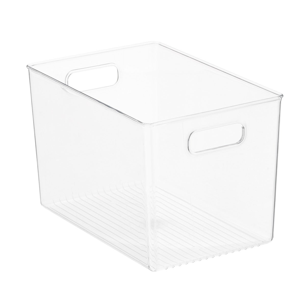 iDesign Linus Clear Organizer Bin 8 in. H x 8 in. W