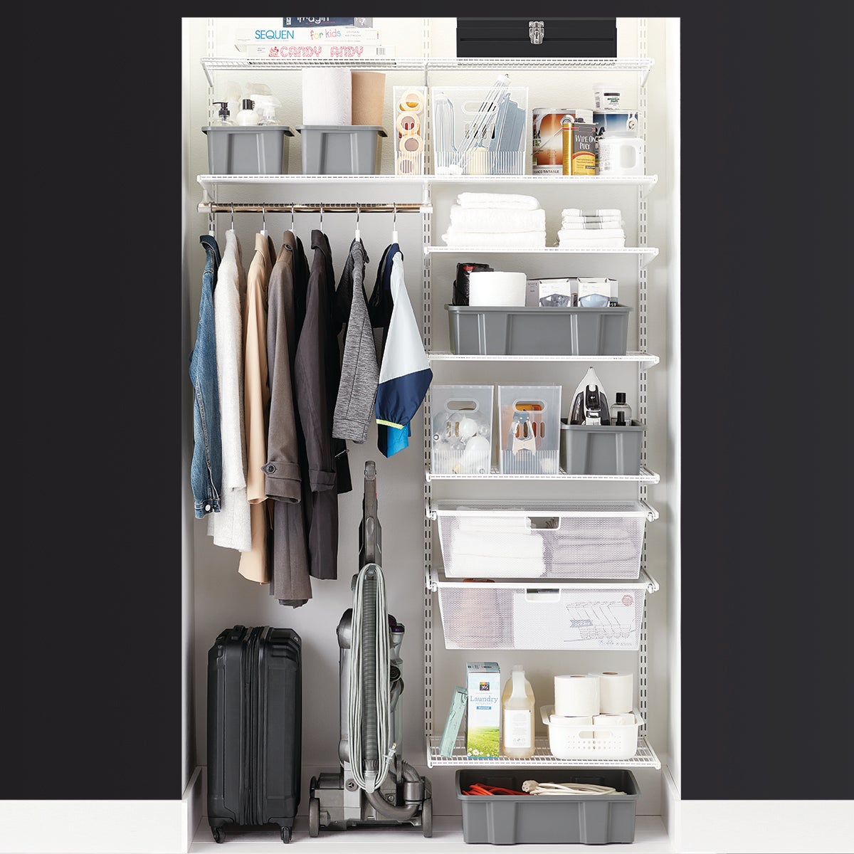 elfa Custom Closet Shelving, Organizer Systems & Custom Shelving