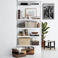 Elfa Decor 3' Decor Bookshelf White