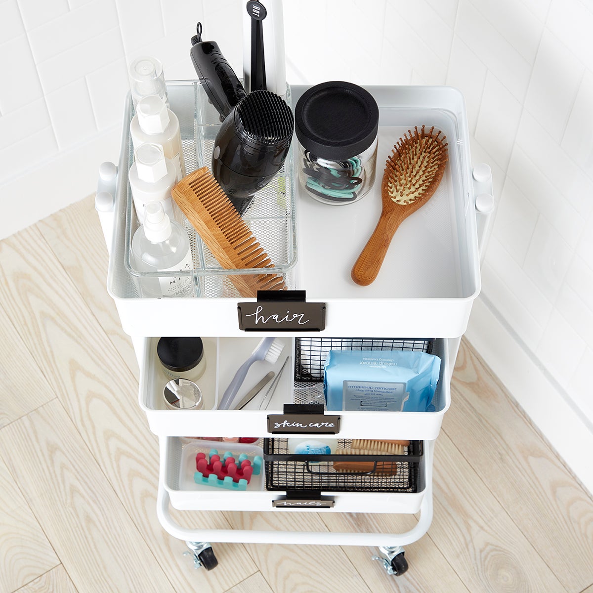 Toiletries Storage Cart Accessories The Container Store
