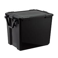 103 qt. Weathertight Tote with Wheels Black