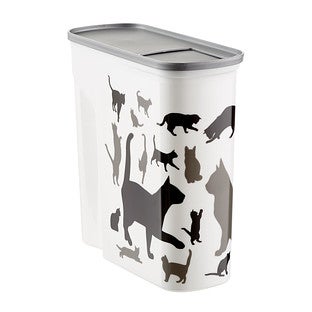 metal cat food container