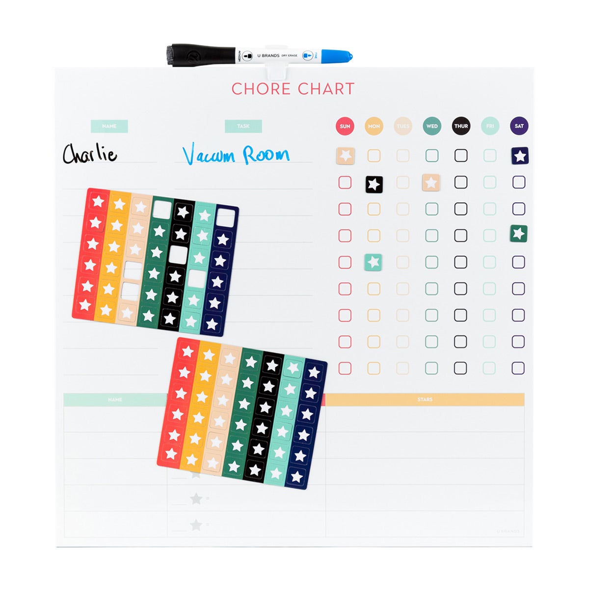 Magnetic Dry Erase Chore Chart