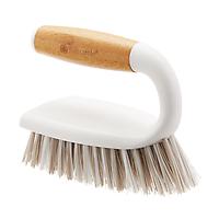 Full Circle Tough Stuff All-Purpose Scrub Brush Bamboo & White