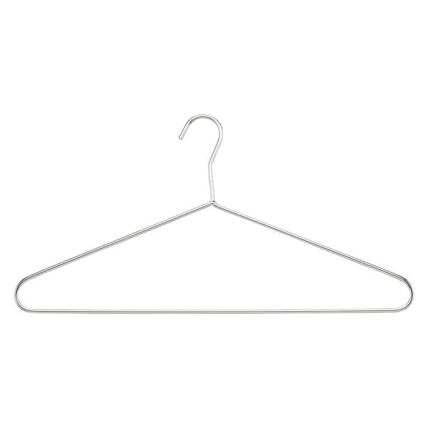 Chrome Metal Hangers Pkg 4