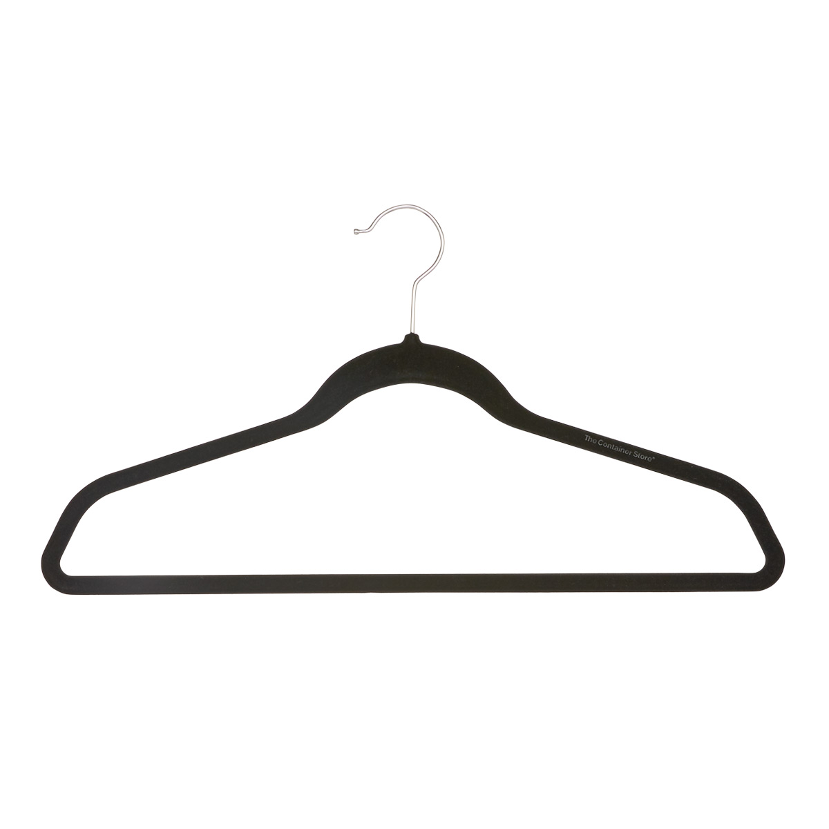 40 Count Huggable Hangers Felt Black Velvet Hangers Space Saving Coat Hanger Non Slip Joy Mangano