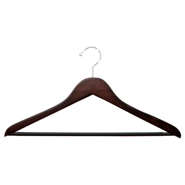 Kid's Wooden Hanger White Pkg/6, 12 x 1/2 x 7-3/4 H | The Container Store