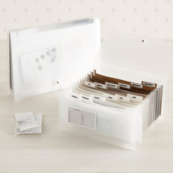 13-Pocket Accordion Expanding Receipt & Coupon Organizer