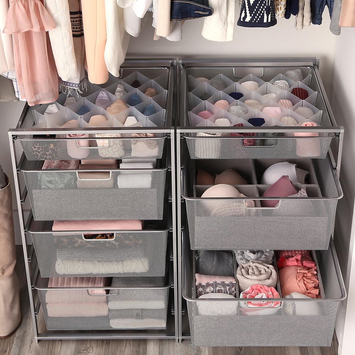 Elfa Platinum Mesh Closet Drawers Starter Kit, closet organizer - Vimarsana News