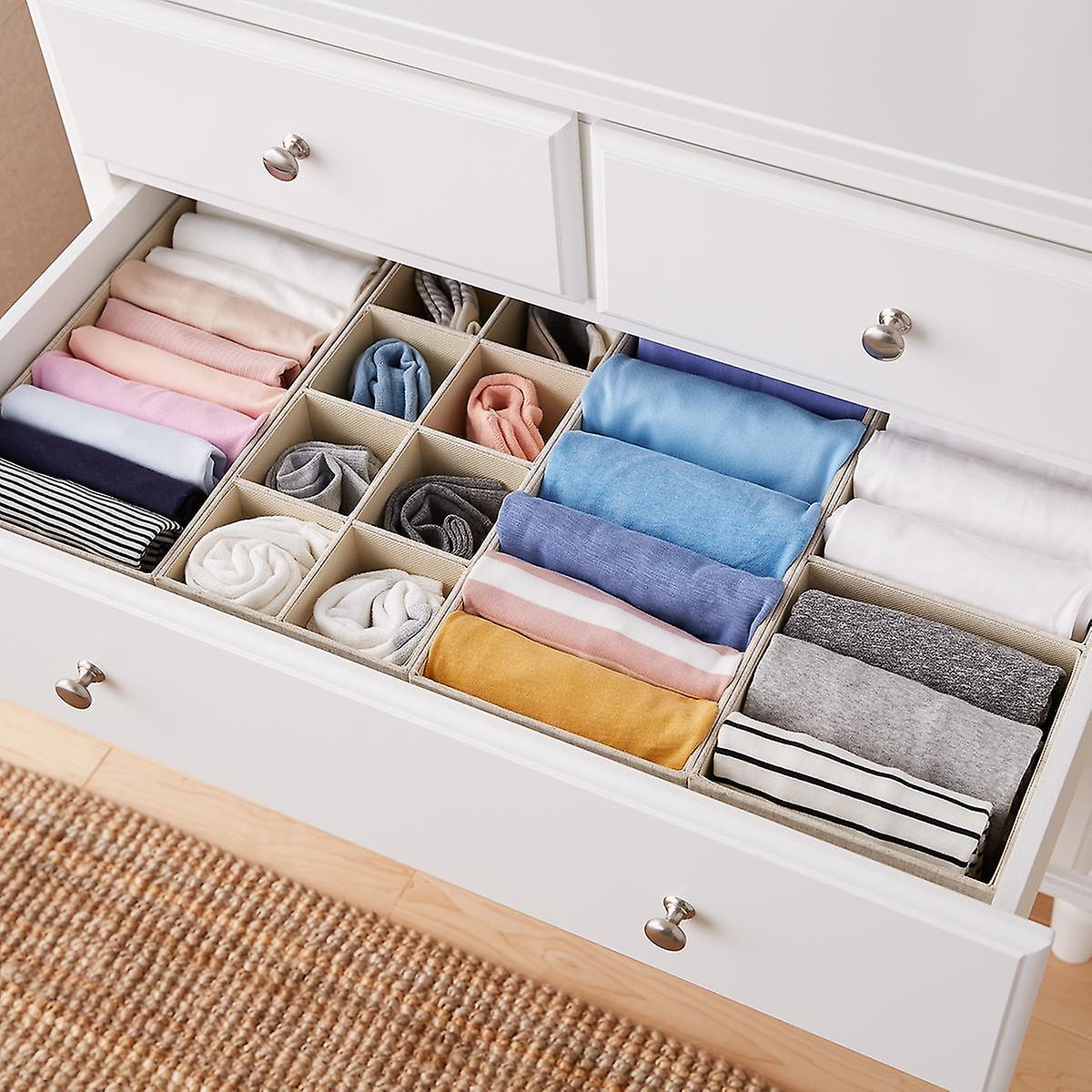28 X 14 Linen Drawer Organization Solution The Container Store