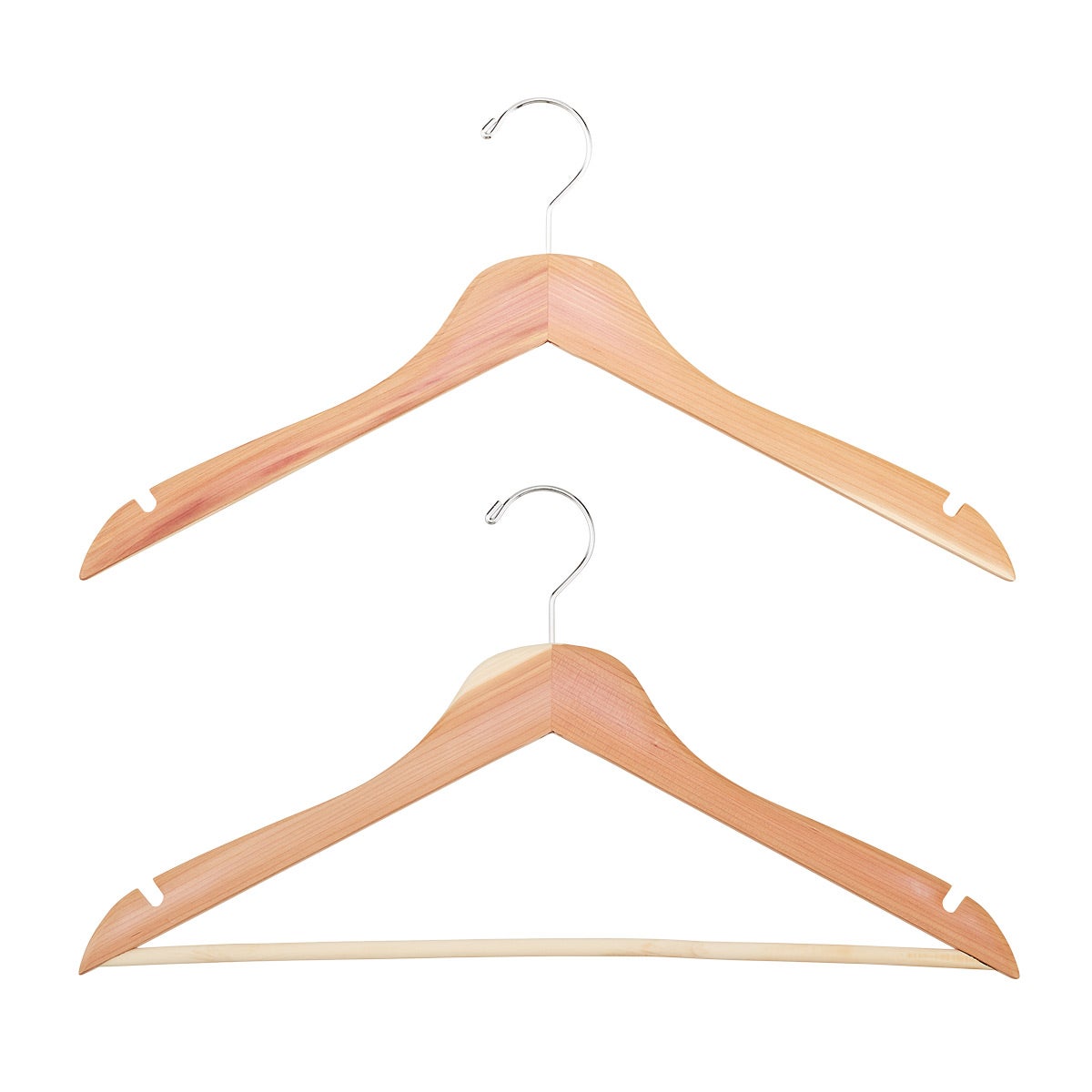 Basic Cedar Shirt Hangers Pkg/4