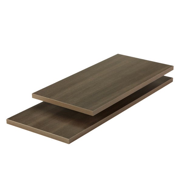 Driftwood Melamine Shelves The Container Store