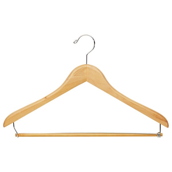 The Container Store Slim Wooden Hangers with Notches