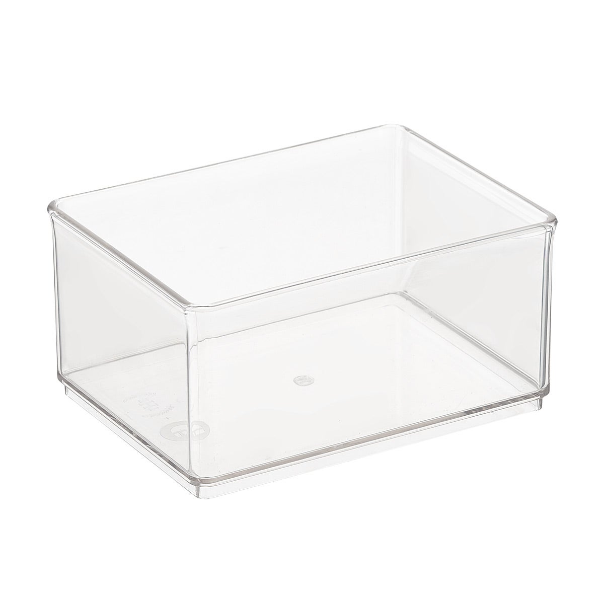 The Home Edit Clear Plastic Narrow Storage Bins, Set of 4