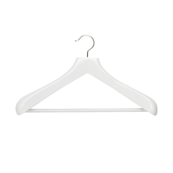 Premium Wood Suit Hangers | Hangers with Locking Pants Bar –  ClosetComplete.com