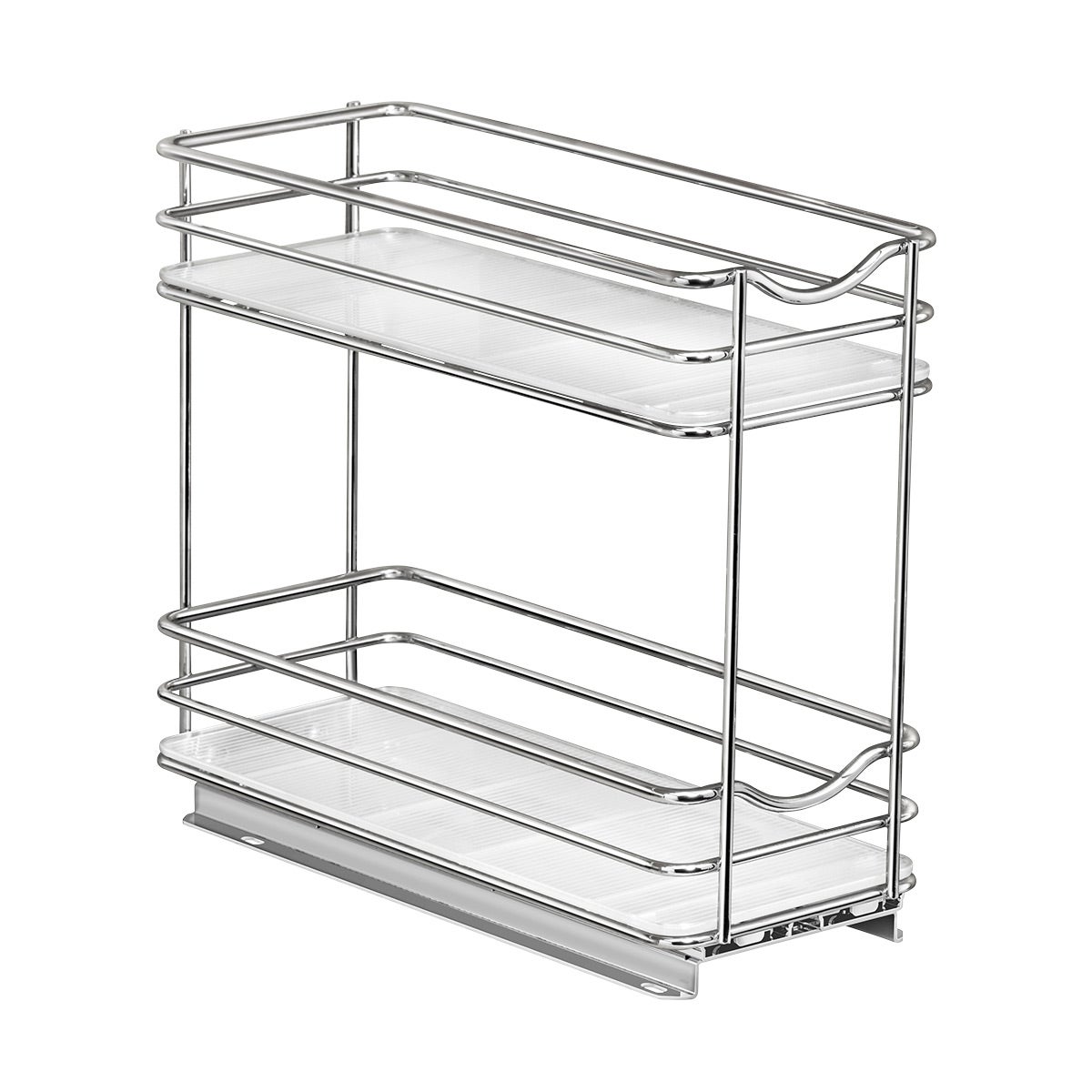 Lynk Professional Slide Out Double Spice Rack Upper Cabinet Organizer 6  Wide