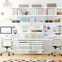 Elfa Decor Home Office White