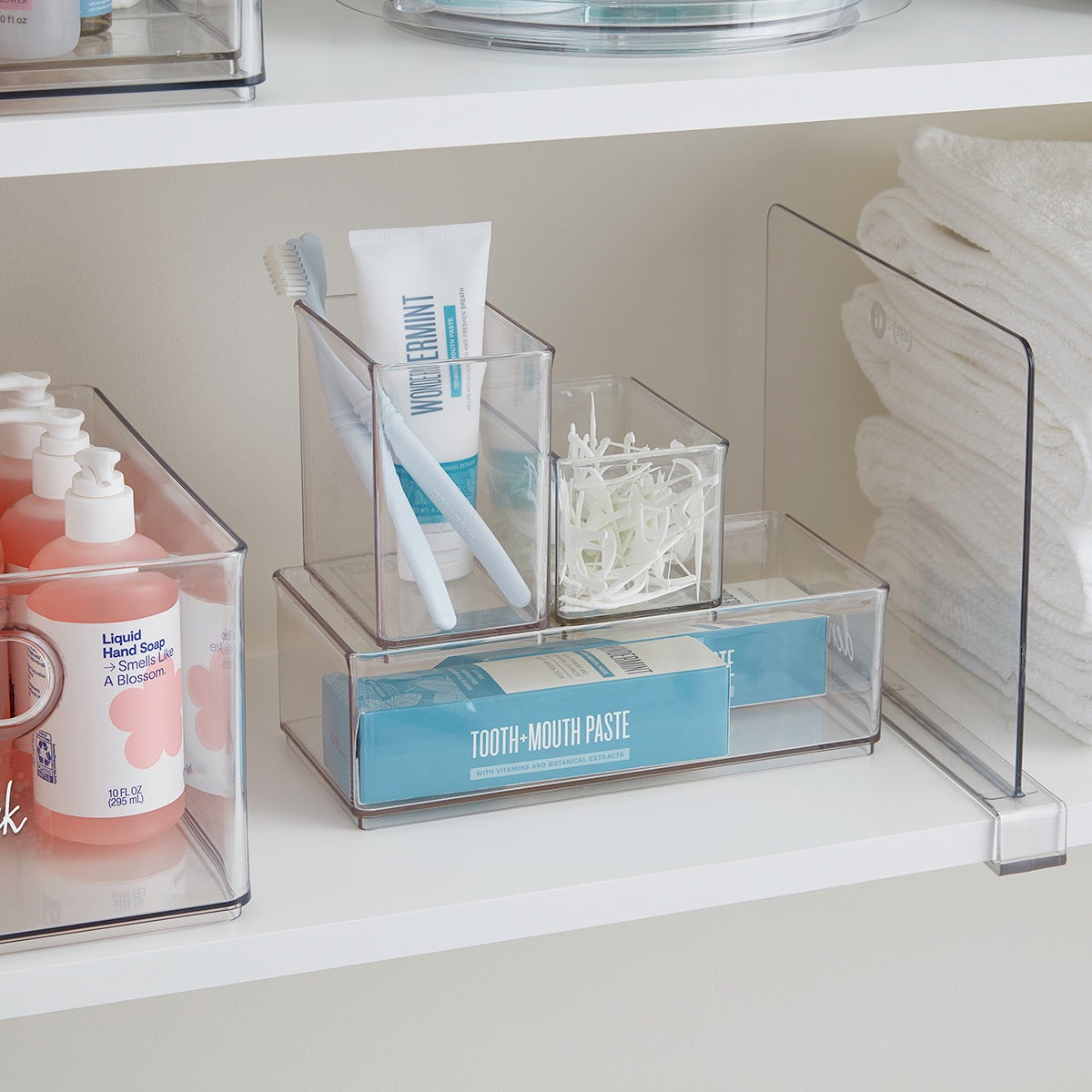 The home edit towel storage cheap