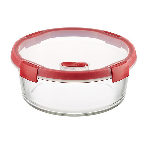 Meal Prep Containers White Round Bowls With Lids 40 Oz. 