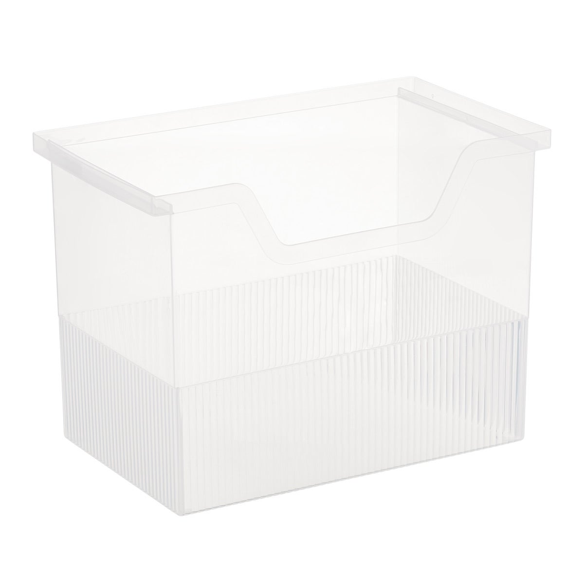 patterned plastic storage boxes