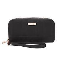 Travelon RFID-Blocking Double Zip Wallet Black