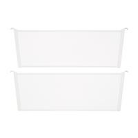 Elfa 20-3/4" 2-Runner Mesh Drawer Divider White Pkg/2