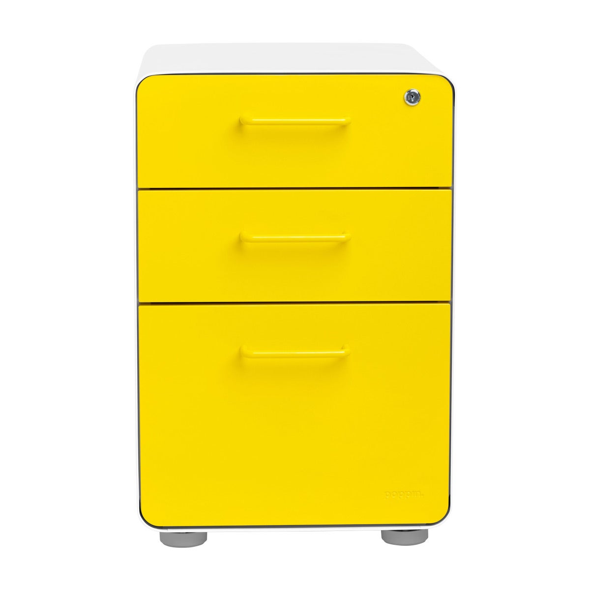 Poppin File Cabinet White Poppin 3 Drawer Stow File Cabinet The Container Store