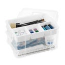 Large White Craft Organizer Tote