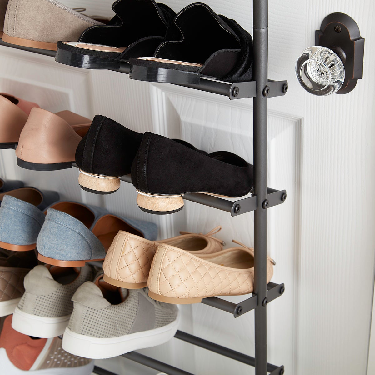 36 Pair Over the Door Shoe Rack