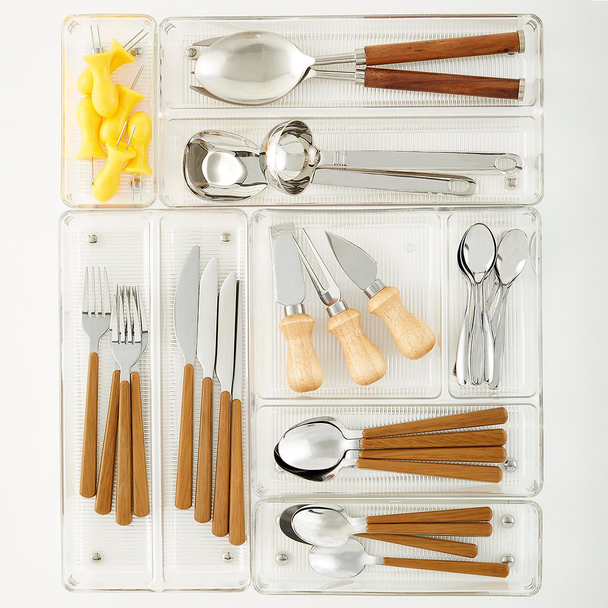 Idesign Linus Shallow Drawer Organizers The Container Store