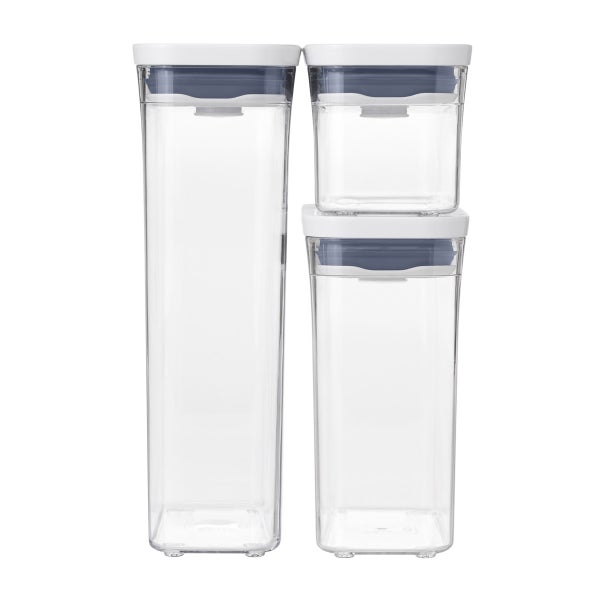 OXO Good Grips 3-Piece Slim POP Canisters