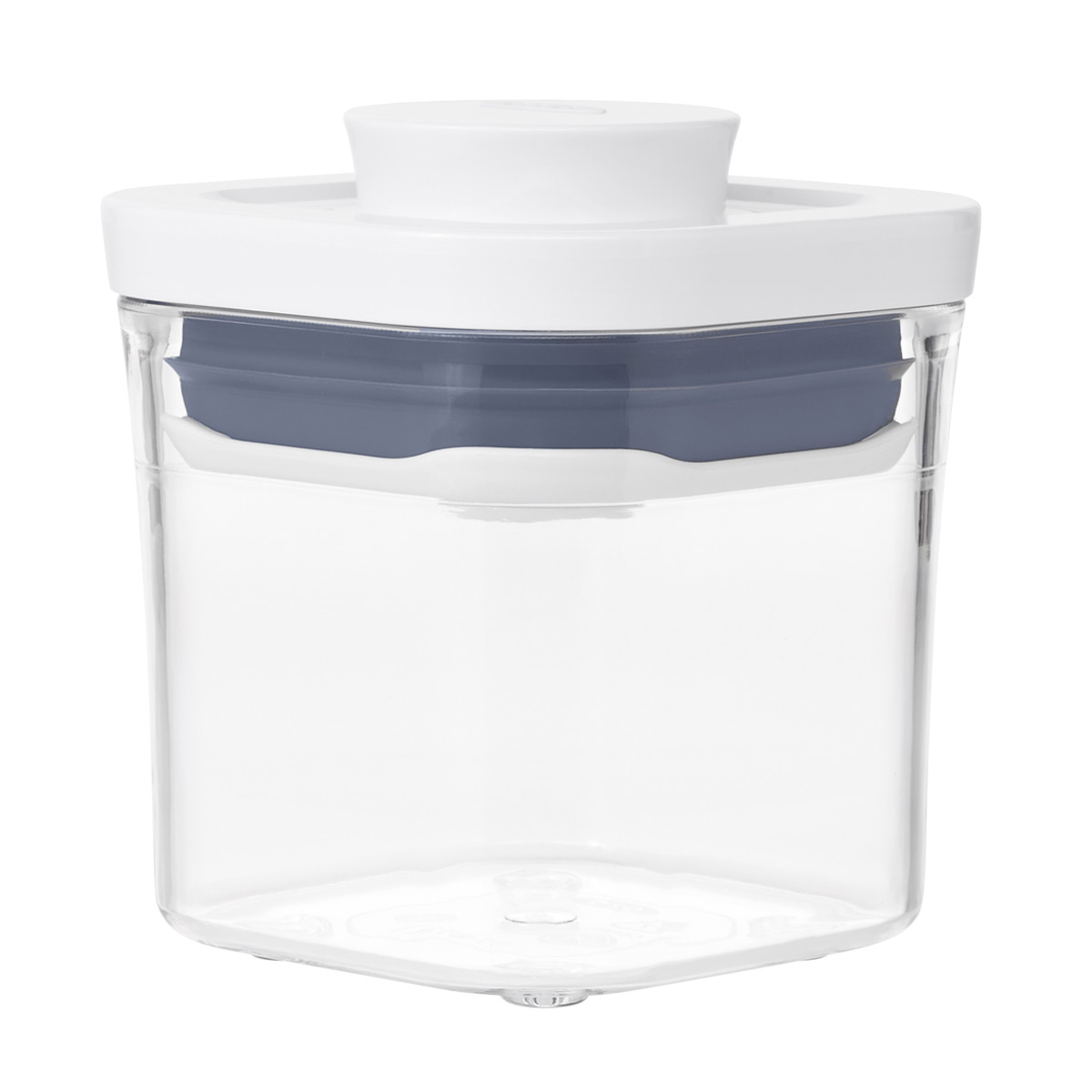 OXO GG POP CONTAINER - BIG SQUARE MEDIUM 4.4 QT & Good Grips POP Container  – Airtight 1.7 Qt for Coffee and More Food Storage, Rectangle, Clear