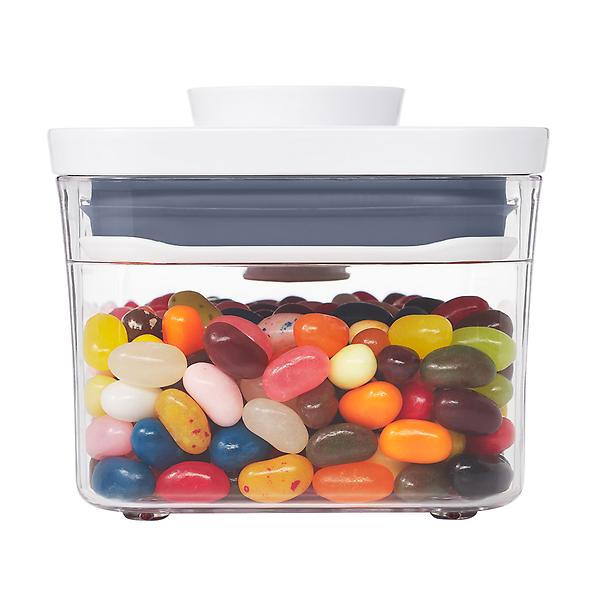 OXO Good Grips 1.7 qt. Short Rectangle Steel POP Food Storage Container  with Airtight Lid 3118800 - The Home Depot