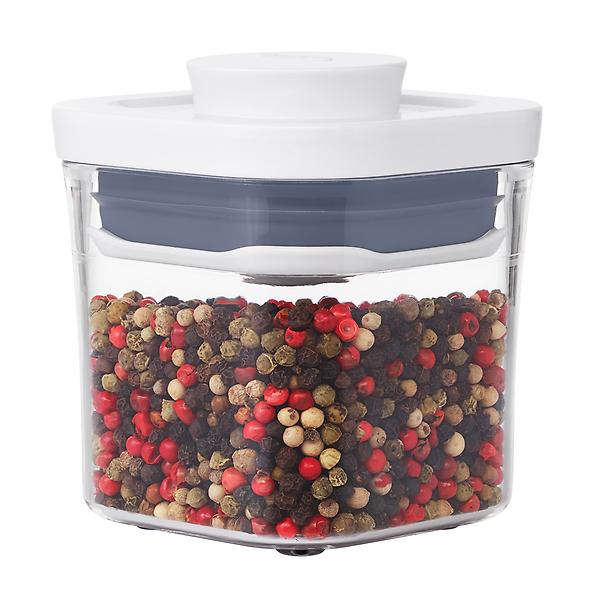 OXO Good Grips 1.7 qt. Short Rectangle Steel POP Food Storage Container  with Airtight Lid 3118800 - The Home Depot