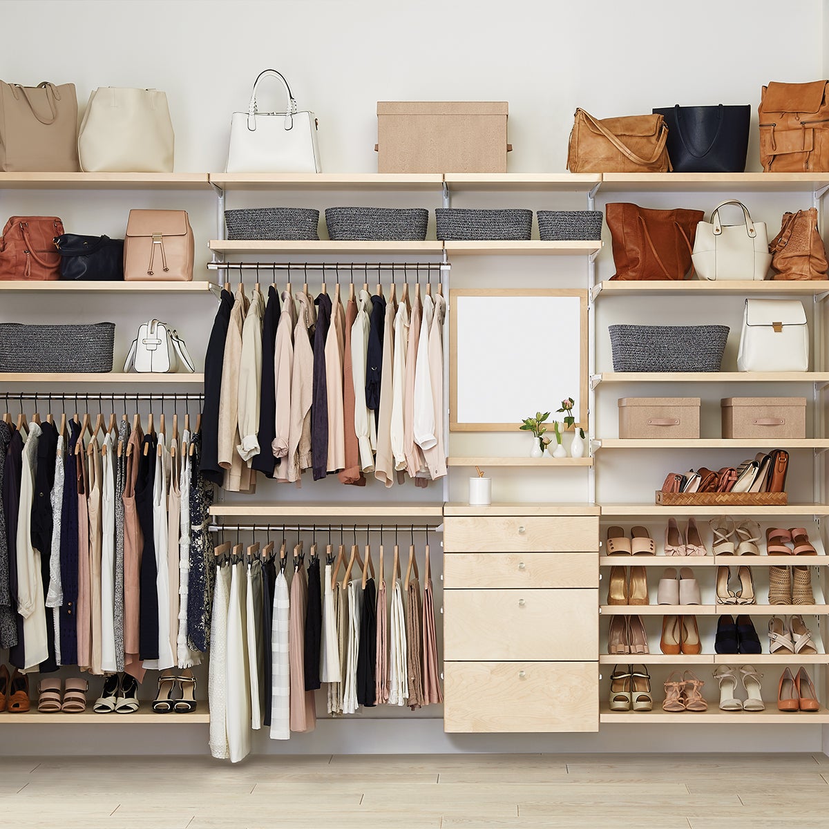 Organizing Closets with The Container Store