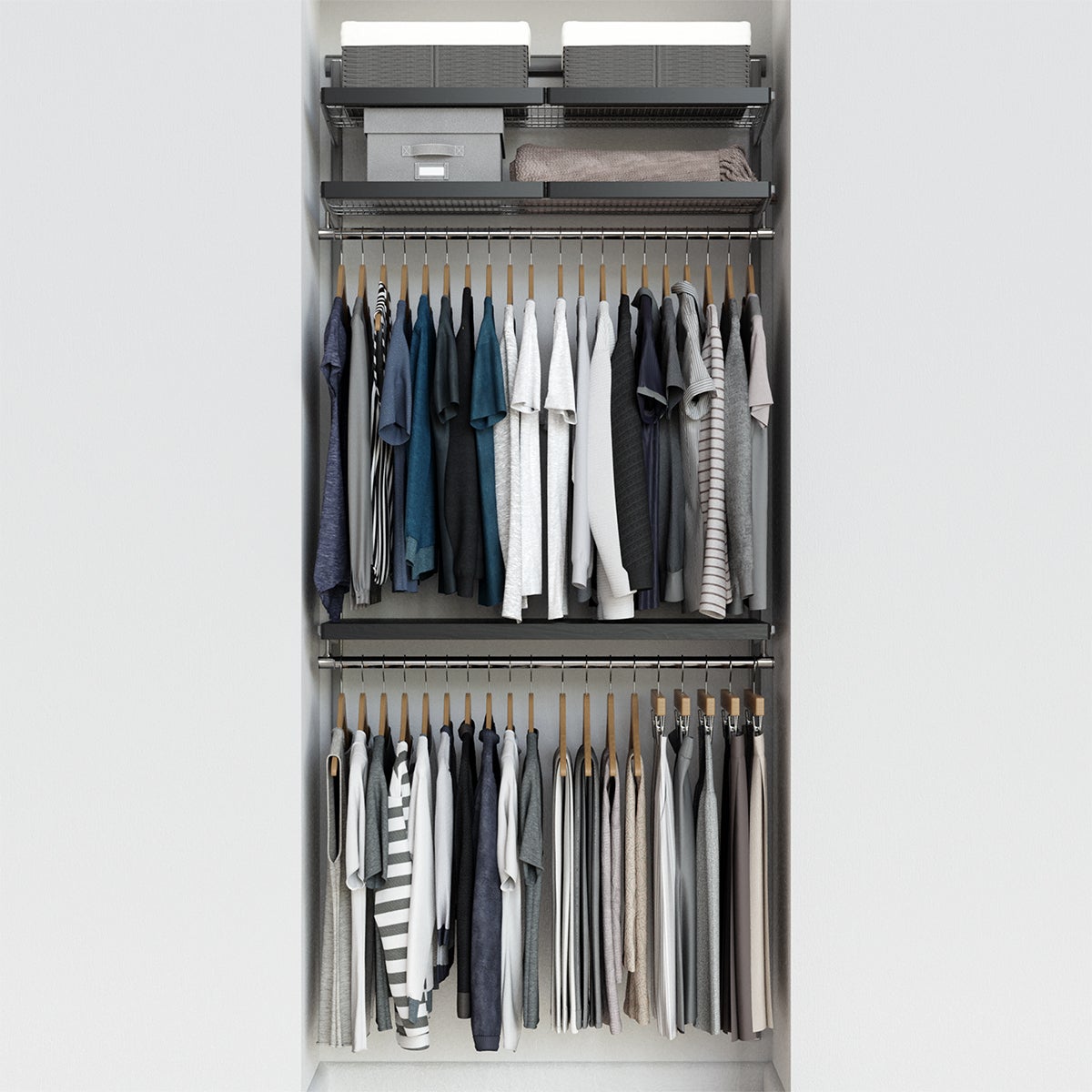 Elfa Décor 3' Reach-In Closet
